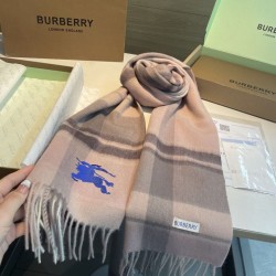 Sciarpa reversibile cashmere con motivo check EKD Burberry 30 x 200 Rosa Sciarpa reversibile cashmere con motivo check EKD Burberry 30 x 200 Rosa