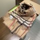 Replica Borsa Sciarpa/Scialle cashmere con motivo check vintage Burberry Archive Beige 90 x 200