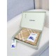 Replica Sciarpa/coperta lana con motivo check Burberry etichetta equestre 30 x 180 Beige