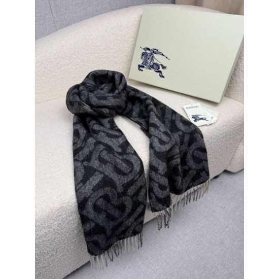 Replica Dettagli perfetti Sciarpa reversibile TB cashmere/lana con motivo a quadri Burberry 30 x 180 Nero/marrone Imitazioni Replica Dettagli perfetti Sciarpa reversibile TB cashmere/lana con motivo a quadri Burberry 30 x 180 Nero/marrone