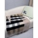 Replica Sciarpa reversibile TB cashmere/lana con motivo a quadri Burberry 30 x 180 Beige/marrone Imitazioni Replica Sciarpa reversibile TB cashmere/lana con motivo a quadri Burberry 30 x 180 Beige/marrone