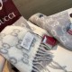 Replica Alta gamma Sciarpa Gucci GG in misto lana alpaca 37 x 200 Grigio Imitazioni Replica Alta gamma Sciarpa Gucci GG in misto lana alpaca 37 x 200 Grigio