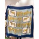 Replica Alta gamma Scialle reversibile Gucci velluto con stampa cavalli 140 Blu Imitazioni Replica Alta gamma Scialle reversibile Gucci velluto con stampa cavalli 140 Blu