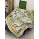 Replica Scialle reversibile Gucci velluto con stampa cavalli 140 Giallo Imitazioni Replica Scialle reversibile Gucci velluto con stampa cavalli 140 Giallo