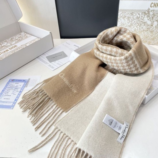 Replica Borsa Sciarpe Dior misto lana e cashmere 32 x 200 Beige Imitazioni Replica Borsa Sciarpe Dior misto lana e cashmere 32 x 200 Beige