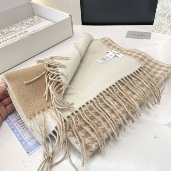 Replica Borsa Sciarpe Dior misto lana e cashmere 32 x 200 Beige Imitazioni Replica Borsa Sciarpe Dior misto lana e cashmere 32 x 200 Beige