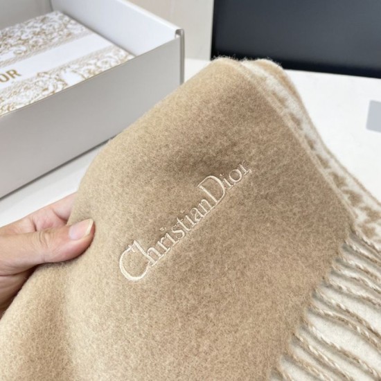 Replica Borsa Sciarpe Dior misto lana e cashmere 32 x 200 Beige Imitazioni Replica Borsa Sciarpe Dior misto lana e cashmere 32 x 200 Beige