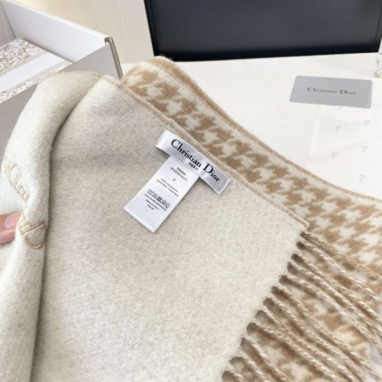 Replica Borsa Sciarpe Dior misto lana e cashmere 32 x 200 Beige Imitazioni Replica Borsa Sciarpe Dior misto lana e cashmere 32 x 200 Beige
