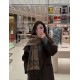 Replica Sciarpa Gucci GG Cashmere Jacquard marrone 35 x 190 Imitazioni Replica Sciarpa Gucci GG Cashmere Jacquard marrone 35 x 190