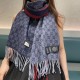 Replica Scialle/sciarpa classica cashmere Gucci 36 x 180 Blu Imitazioni Replica Scialle/sciarpa classica cashmere Gucci 36 x 180 Blu