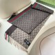 Replica Pari Scialle/sciarpa classica cashmere Gucci 36 x 180 marrone Imitazioni Replica Pari Scialle/sciarpa classica cashmere Gucci 36 x 180 marrone