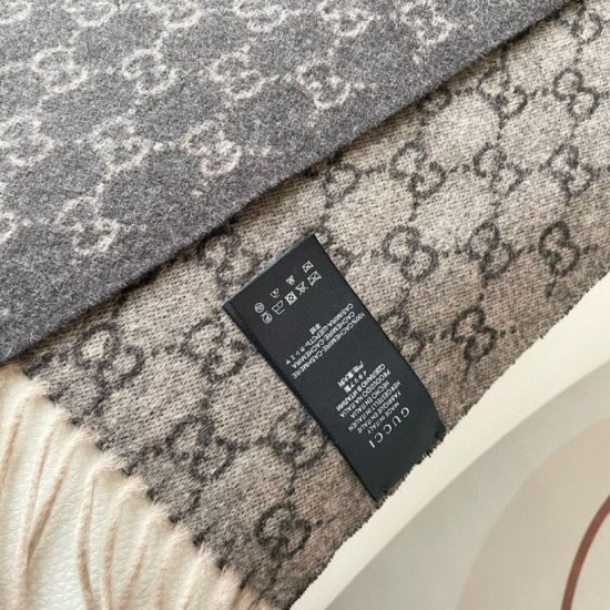 Replica Pari Scialle/sciarpa classica cashmere Gucci 36 x 180 marrone Imitazioni Replica Pari Scialle/sciarpa classica cashmere Gucci 36 x 180 marrone