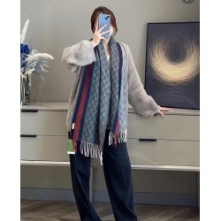 Scialle/sciarpa classica cashmere Gucci 36 x 180  Grigio