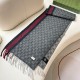 Replica Scialle/sciarpa classica cashmere Gucci 36 x 180 Grigio Imitazioni Replica Scialle/sciarpa classica cashmere Gucci 36 x 180 Grigio