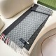 Replica Scialle/sciarpa classica cashmere Gucci 36 x 180 Grigio Imitazioni Replica Scialle/sciarpa classica cashmere Gucci 36 x 180 Grigio