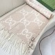 Replica Dettagli perfetti Sciarpa reversibile Gucci GG cashmere Rosa 50 x 190 Imitazioni Replica Dettagli perfetti Sciarpa reversibile Gucci GG cashmere Rosa 50 x 190