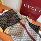 Replica Alta gamma falso Sciarpa reversibile cashmere a righe Gucci GG Web 30 x 180 Nero/marrone Imitazioni Replica Alta gamma falso Sciarpa reversibile cashmere a righe Gucci GG Web 30 x 180 Nero/marrone