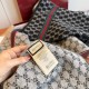 Replica Alta gamma falso Sciarpa reversibile cashmere a righe Gucci GG Web 30 x 180 Nero/marrone Imitazioni Replica Alta gamma falso Sciarpa reversibile cashmere a righe Gucci GG Web 30 x 180 Nero/marrone