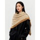 Replica Scialle reversibile Gucci in seta e cashmere con motivo GG 135 Nero Imitazioni Replica Scialle reversibile Gucci in seta e cashmere con motivo GG 135 Nero