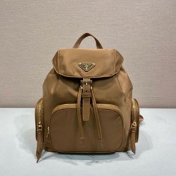 Replica Zaino Prada medio Re-Nylon con marsupio 1BZ811 Marrone