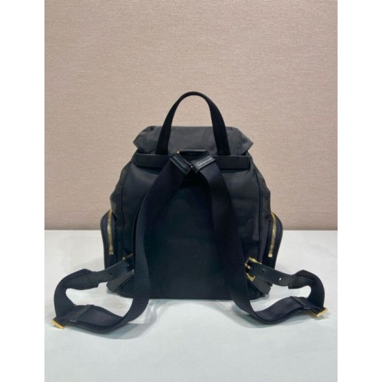 Replica Zaino Prada medio Re-Nylon con marsupio 1BZ811 Nero