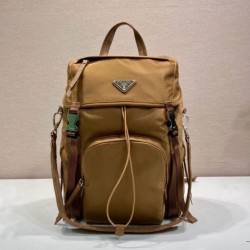 Replica Zaino Prada Re-Nylon 1BZ039 Marrone