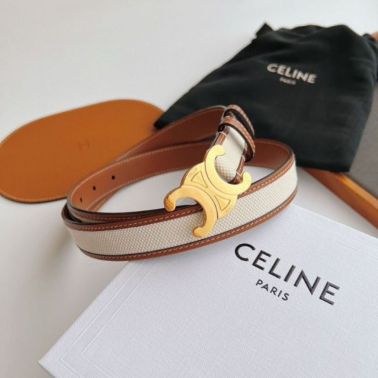 Replica Cintura Celine Triomphe Media 25mm Marrone Imitazioni Replica Cintura Celine Triomphe Media 25mm Marrone