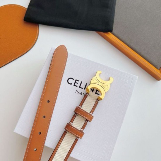 Replica Cintura Celine Triomphe Media 25mm Marrone Imitazioni Replica Cintura Celine Triomphe Media 25mm Marrone