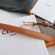 Replica Cintura Celine Elegant Charm 18mm Marrone finiture dorate Imitazioni Replica Cintura Celine Elegant Charm 18mm Marrone finiture dorate