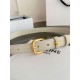 Replica Pari Cintura Vivienne Celine Medium 25mm in pelle di vitello naturale Bianco Imitazioni Replica Pari Cintura Vivienne Celine Medium 25mm in pelle di vitello naturale Bianco