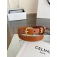 Replica Alta gamma Cintura Vivienne Celine Medium 25mm in pelle di vitello naturale Marrone Imitazioni Replica Alta gamma Cintura Vivienne Celine Medium 25mm in pelle di vitello naturale Marrone