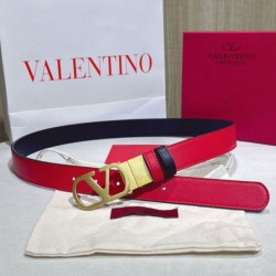 Replica Cintura reversibile con logo VLogo Valentino Garavani 30mm Rosso/Nero Imitazioni Replica Cintura reversibile con logo VLogo Valentino Garavani 30mm Rosso/Nero