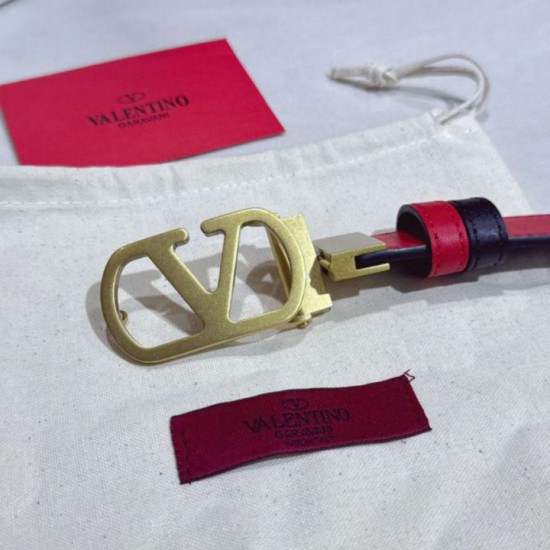 Replica Cintura reversibile con logo VLogo Valentino Garavani 30mm Rosso/Nero Imitazioni Replica Cintura reversibile con logo VLogo Valentino Garavani 30mm Rosso/Nero