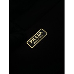 Borsa a spalla grande Prada Explore con patta in nappa 1BD391 Nero Borsa a spalla grande Prada Explore con patta in nappa 1BD391 Nero