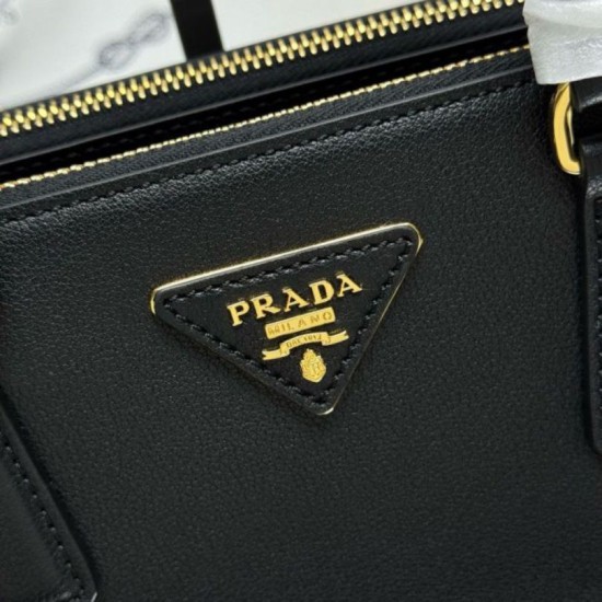Replica Borsa tote media Prada Galleria Saffiano 1BA457 nero Imitazioni Replica Borsa tote media Prada Galleria Saffiano 1BA457 nero
