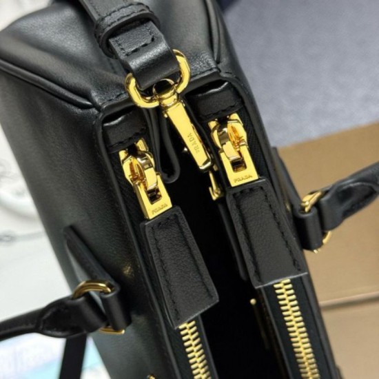 Replica Borsa tote media Prada Galleria Saffiano 1BA457 nero Imitazioni Replica Borsa tote media Prada Galleria Saffiano 1BA457 nero