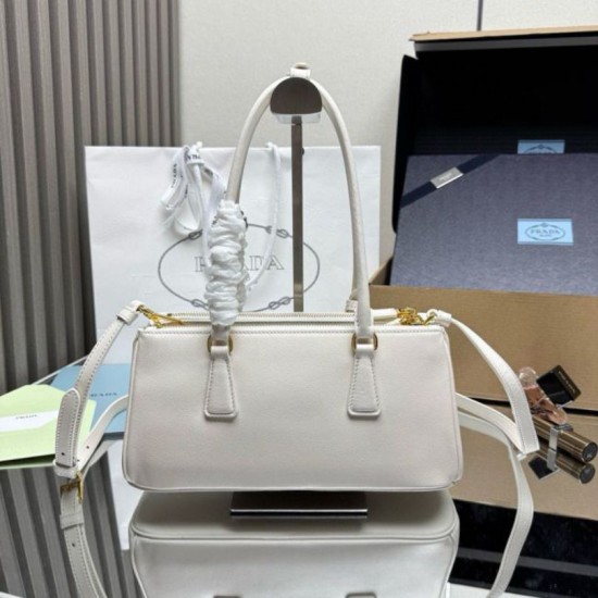 Replica Borsa tote media Prada Galleria Saffiano 1BA457 Bianco Imitazioni Replica Borsa tote media Prada Galleria Saffiano 1BA457 Bianco