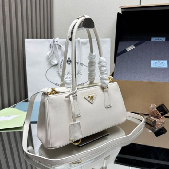 Replica Borsa tote media Prada Galleria Saffiano 1BA457 Bianco Imitazioni Replica Borsa tote media Prada Galleria Saffiano 1BA457 Bianco
