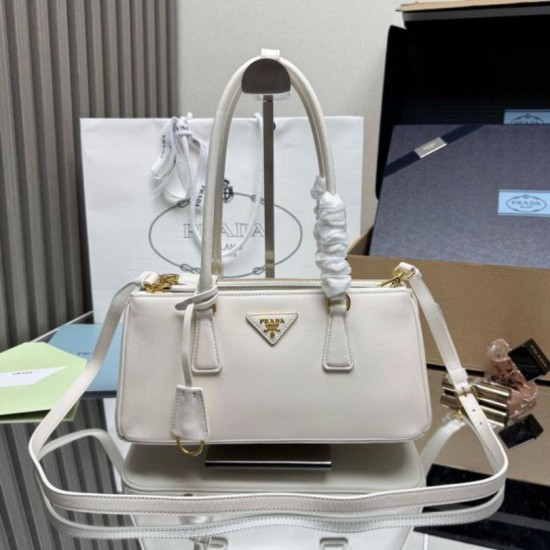 Replica Borsa tote media Prada Galleria Saffiano 1BA457 Bianco Imitazioni Replica Borsa tote media Prada Galleria Saffiano 1BA457 Bianco