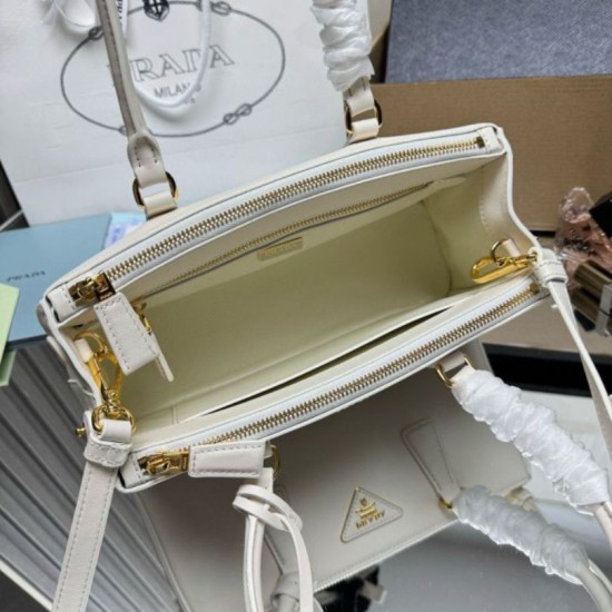 Replica Borsa tote media Prada Galleria Saffiano 1BA457 Bianco Imitazioni Replica Borsa tote media Prada Galleria Saffiano 1BA457 Bianco