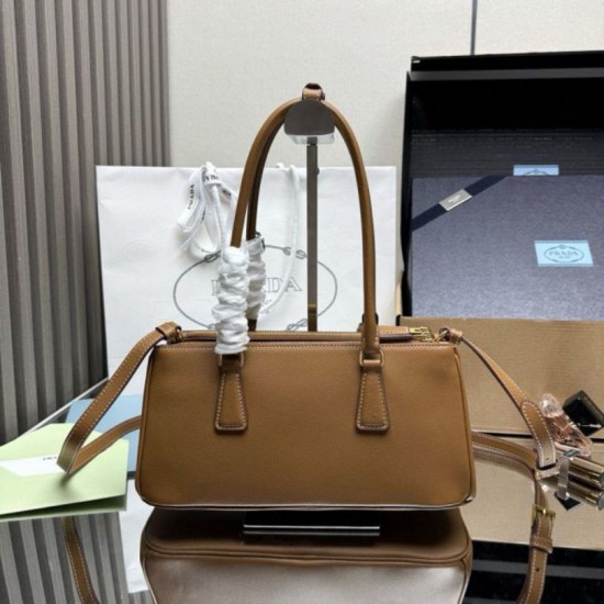 Replica Borse tote media Prada Galleria Saffiano 1BA457 Marrone Imitazioni Replica Borse tote media Prada Galleria Saffiano 1BA457 Marrone