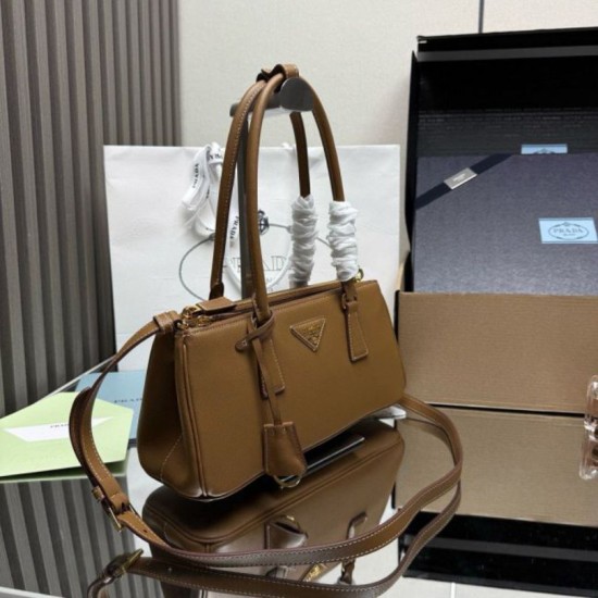 Replica Borse tote media Prada Galleria Saffiano 1BA457 Marrone Imitazioni Replica Borse tote media Prada Galleria Saffiano 1BA457 Marrone