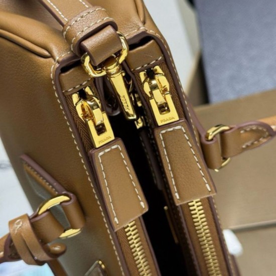 Replica Borse tote media Prada Galleria Saffiano 1BA457 Marrone Imitazioni Replica Borse tote media Prada Galleria Saffiano 1BA457 Marrone