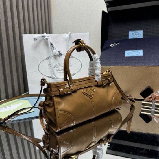 Replica Borsa a mano Prada Bonnie mini 1BA486 Marrone Imitazioni Replica Borsa a mano Prada Bonnie mini 1BA486 Marrone