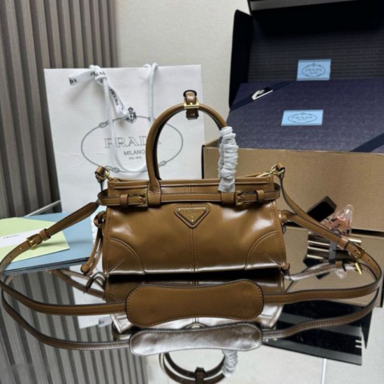 Replica Borsa a mano Prada Bonnie mini 1BA486 Marrone Imitazioni Replica Borsa a mano Prada Bonnie mini 1BA486 Marrone