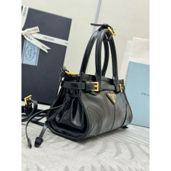 Replica Borsa a mano Prada Bonnie mini 1BA486 Nero Imitazioni Replica Borsa a mano Prada Bonnie mini 1BA486 Nero