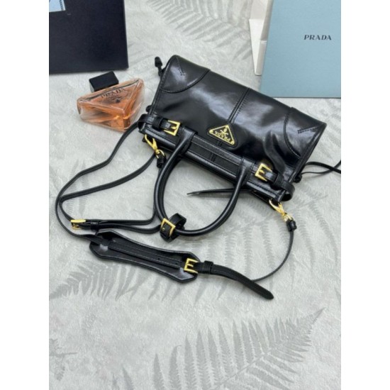 Replica Borsa a mano Prada Bonnie mini 1BA486 Nero Imitazioni Replica Borsa a mano Prada Bonnie mini 1BA486 Nero