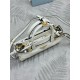 Replica borse griffate a mano Prada Bonnie mini 1BA486 Bianco