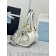 Replica borse griffate a mano Prada Bonnie mini 1BA486 Bianco