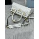 Replica borse griffate a mano Prada Bonnie mini 1BA486 Bianco